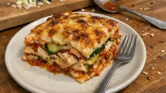 Lasagnes au poulet et aux courgettes : un gratin fondant qui plaît à toute la famille