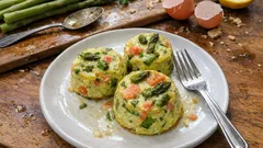 Flans d’asperges vertes au saumon fumé : fondants, faciles et prêts à l’avance