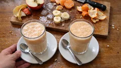 Smoothie pomme–clémentines–banane : frais, onctueux et sans sucre ajouté