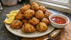 Acras de morue croustillants et légers : la pâte qui repose pour un résultat non gras