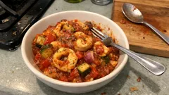 Tortellinis sauce tomate aux légumes : un dîner complet, simple et bien nappant