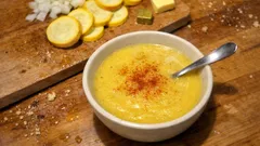 Velouté de courgettes jaunes sans crème : une soupe douce et bien onctueuse