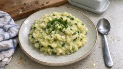 Purée pommes de terre-courgettes au Thermomix : ultra crémeuse et douce