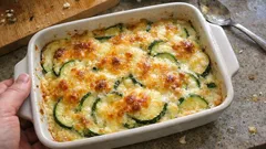 Gratin de courgettes au micro-ondes : fondant, gratiné, prêt en un rien de temps