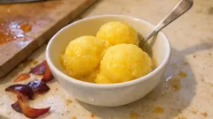 Sorbet aux prunes jaunes maison : 3 ingrédients, goût ultra fruité